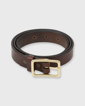 1" Belt in Chocolate Oil Pull-Up