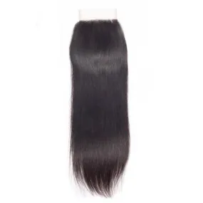 4X4 12A Virgin Lace Closure - Straight