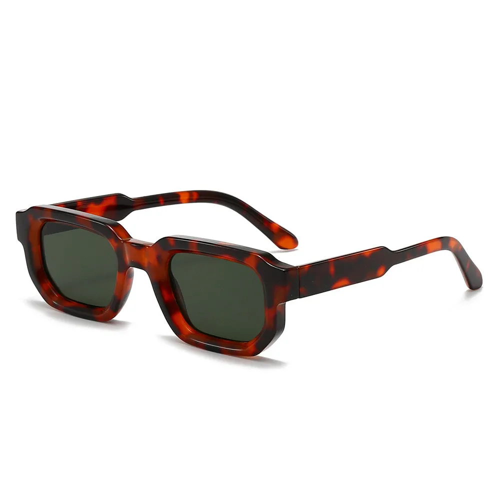 Adonis Unisex Glasses - Hawksbill/Green