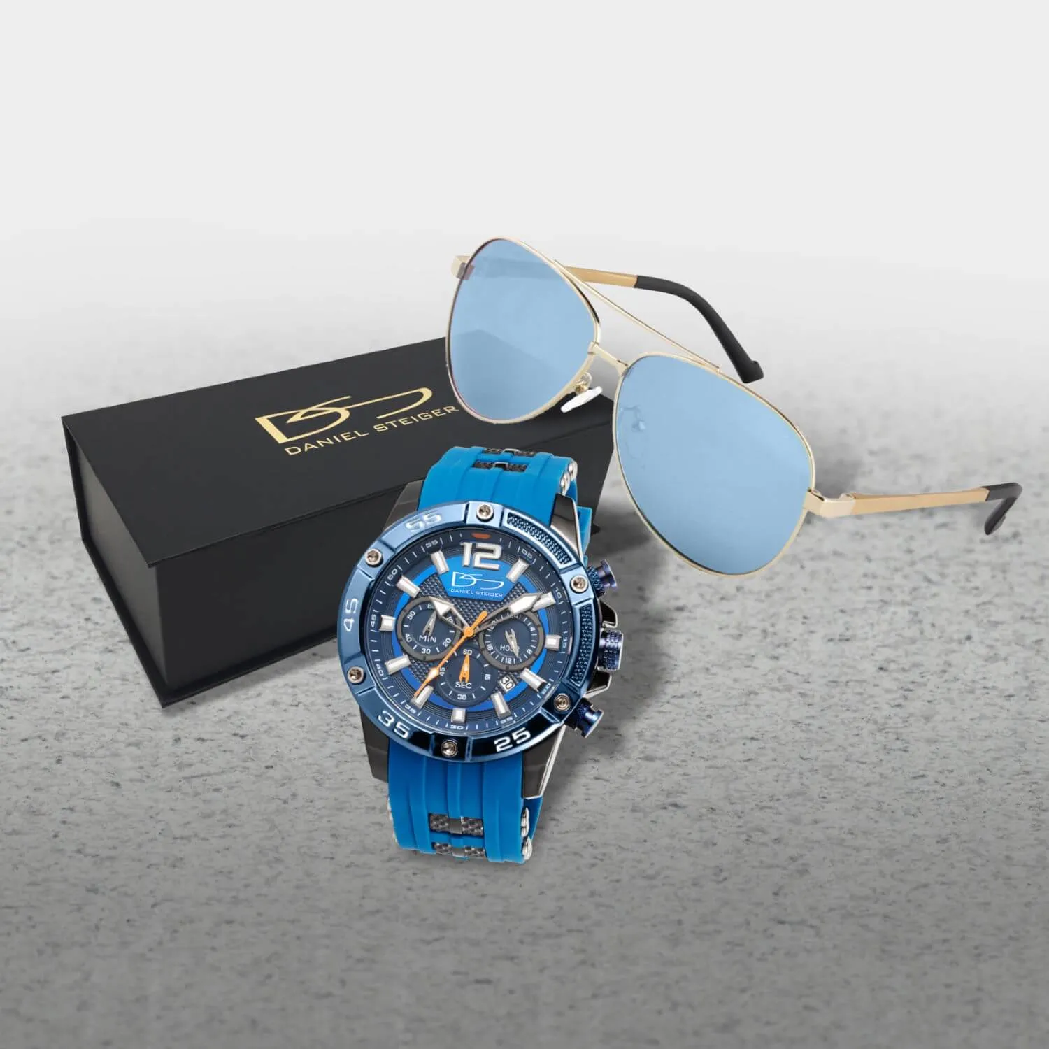 Adventurer Blue Men's Watch & Sunglasses