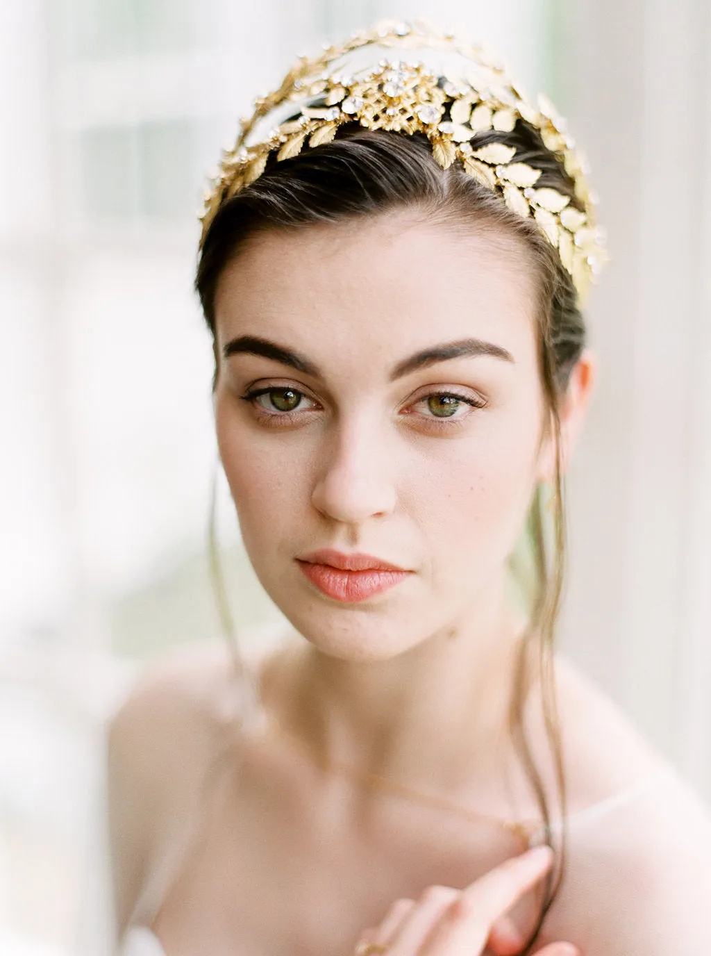 ALEXANDRIA | Gold Wedding Crown