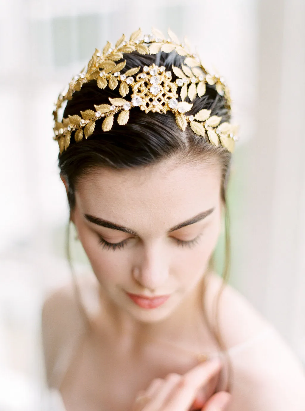 ALEXANDRIA | Gold Wedding Crown