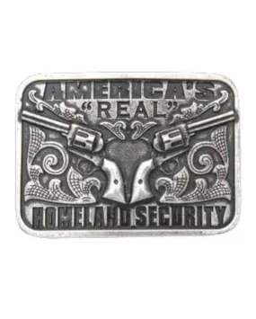 Americas Real Homeland Security Belt Buckle