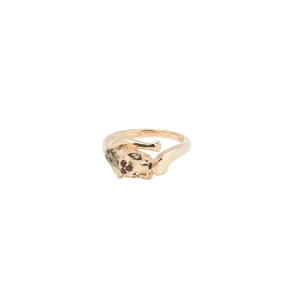 Antique Panther Ring 14K