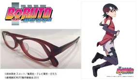 BORUTO Movie Naruto Sarada Uchiha Eyeglass Glasses Frame Prop Replica Cosplay