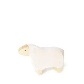 White Standing Sheep Plush Toy by Brin dOurs