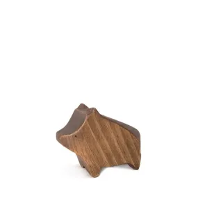 Brin dOurs Handcrafted Wild Boar Sow Figurine – Premium Wooden Toy