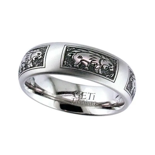 Celtic Titanium Ring - 2204-CD8