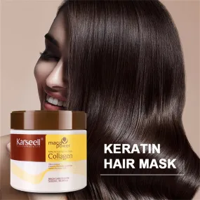 Collagen Hair Deep Conditioning Argan Oil Collagen Hair Mask for Dry Damaged Hair All Hair Types 16.90 Oz 500Ml