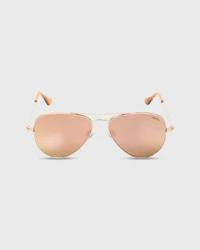 Concorde Sunglasses in Rose Gold/Rose Gold Flash Mirror Lens