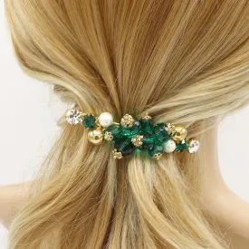 crystal hair barrette bling rhinestone hair accessory for women