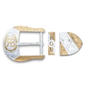 Dazzling Duo Custom Buckle