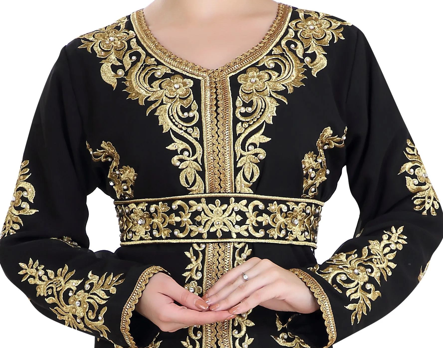 Designer Abaya Arabian Caftan Dress