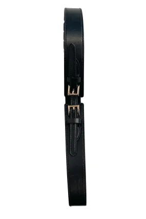 Elastic Heart Stretch Belt - Black - FINAL SALE