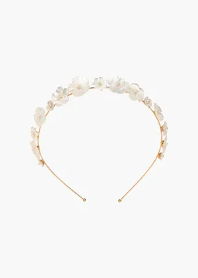 Jenna Headband -- Mother of Pearl