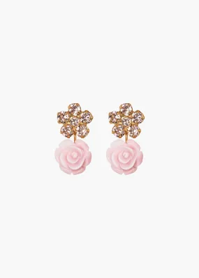 Kali Earrings -- Antique Rose