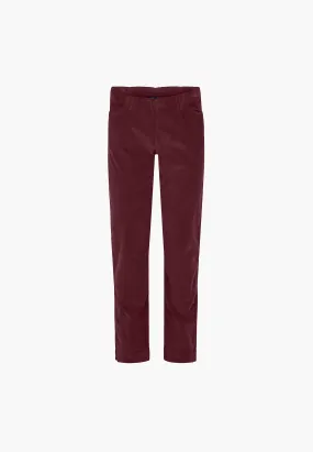 Kelly Regular Corduroy - Medium Length - Zinfandel