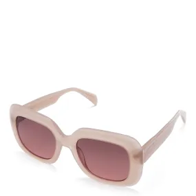 La Villette Rive soft pink square sunglasses