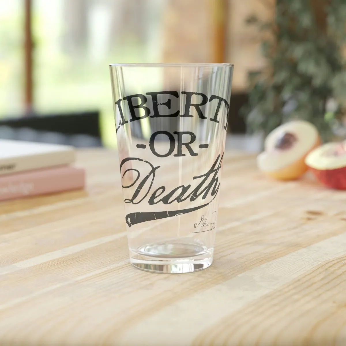 Liberty or Death Pint Glass