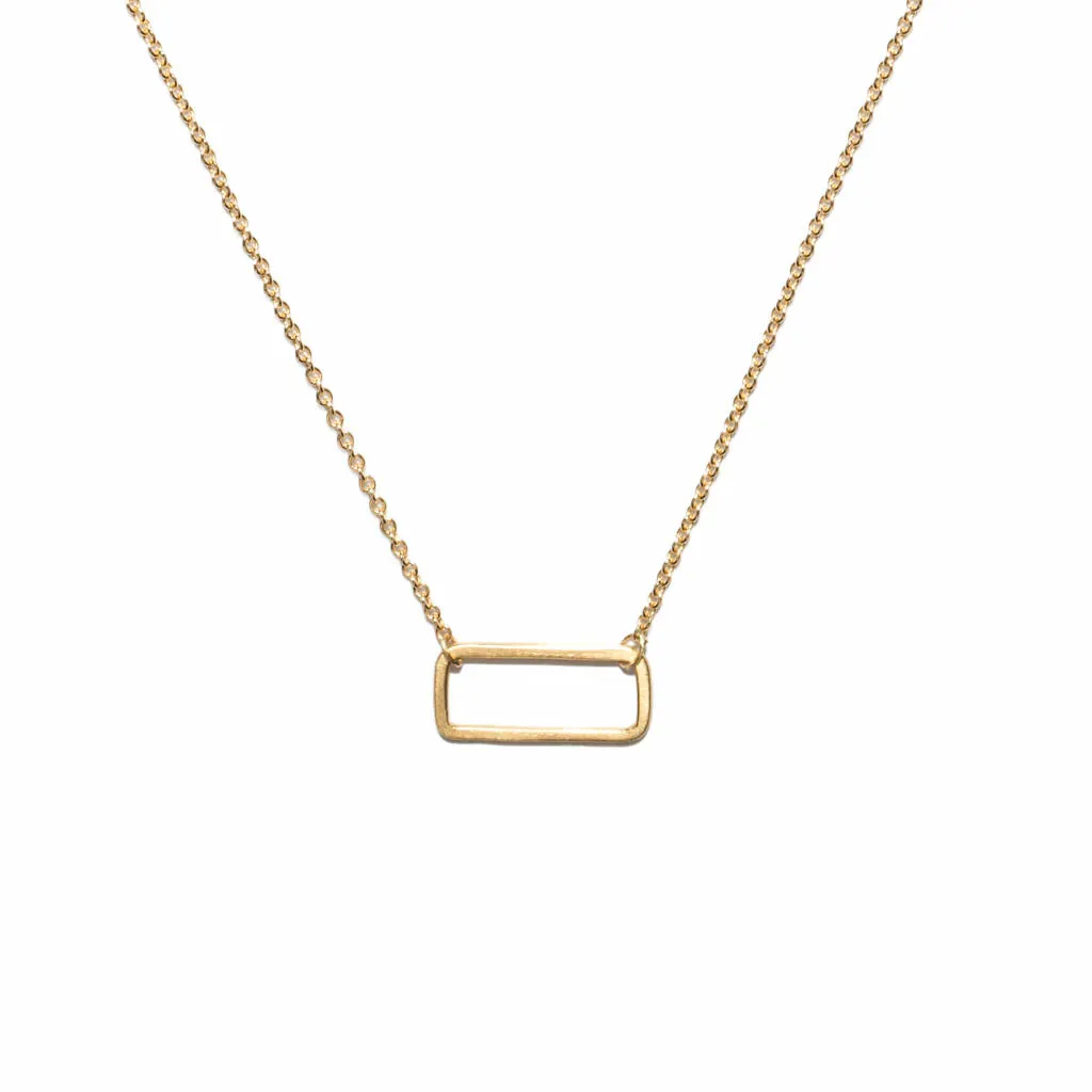 <!--NK884-->mini rectangle necklace