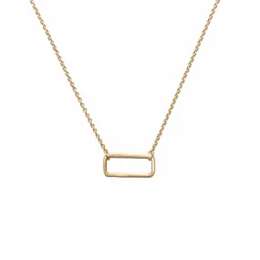 <!--NK884-->mini rectangle necklace