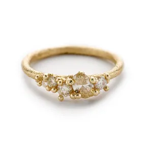 Mixed Diamond Asymmetric Ring with Granules