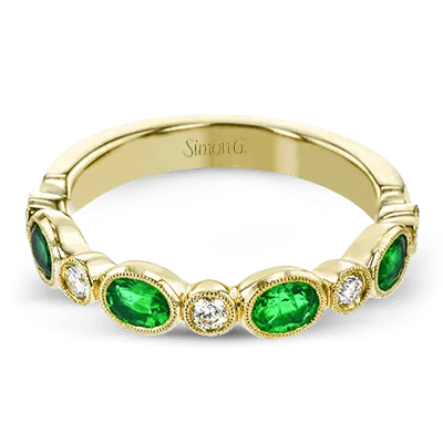 Paradise Gemstone Fashion Ring In 18k Gold With Diamonds