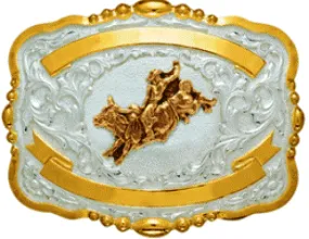 "Bull Rider" Western Trophy Belt Buckle