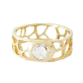 Shima Reef Rosecut Diamond Ring