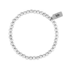 SILVER STAPLE BRACELET