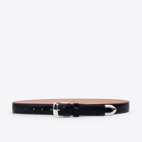 Slim Belt Black White